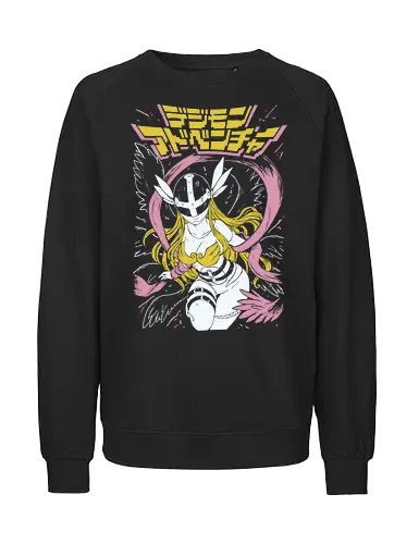 Angewomon - Digital Adventure - Kawaii, Anime, Manga, Tokyo, Angry, Japanese Art, Aesthetic, Manga Style, Zylixzen, Aggressive, Gamer, Otaku, Gift, Cool - Fairtrade Sweatshirt