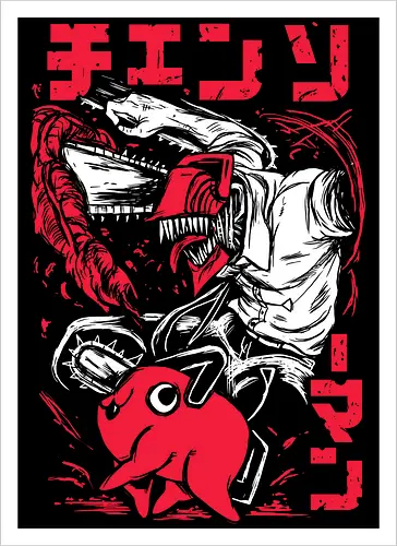 Denji and Pochita man - Chainsaw