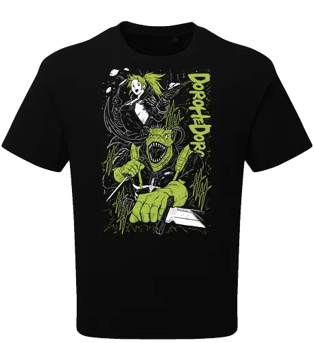 Kaiman & Nikaido - Dorohedoro - Kawaii, Anime, Manga, Tokyo, Angry, Japanese Art, Aesthetic, Manga Style, Zylixzen, Aggressive, Gamer, Otaku, Gift, Cool, Horror - Oversize T-Shirt