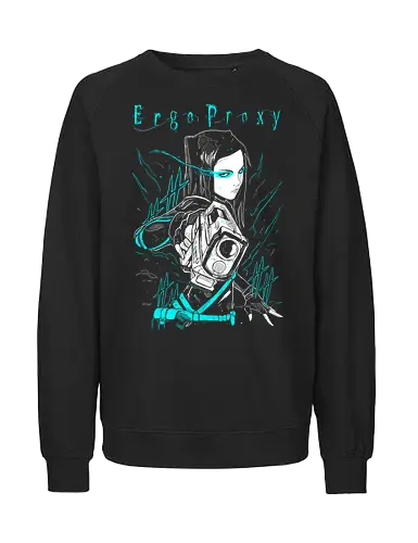 Re-l Mayer - Ergo Proxy - Kawaii, Anime, Manga, Tokyo, Angry, Japanese Art, Aesthetic, Manga Style, Zylixzen, Aggressive, Gamer, Otaku, Gift, Cool - Fairtrade Sweatshirt