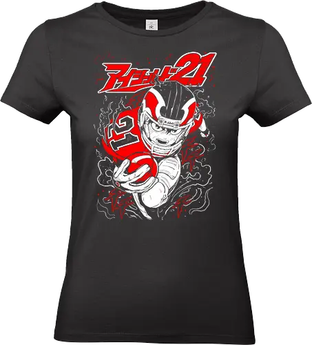 Sena Kobayakawa - Eyeshield 21 - Kawaii, Anime, Manga, Tokyo, Angry, Japanese Art, Aesthetic, Manga Style, Zylixzen, Aggressive, Gamer, Otaku, Gift, Cool, Sport - Standard T-Shirt (Women)