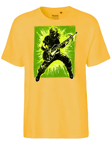 Legendary guitar hero - videogame, geek, mash up, music, guitarist, gaming - Fairtrade T-Shirt