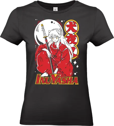 Inuyasha - Inuyasha - Kawaii, Anime, Manga, Tokyo, Angry, Japanese Art, Aesthetic, Manga Style, Zylixzen, Aggressive, Gamer, Otaku, Gift, Cool - Standard T-Shirt (Women)