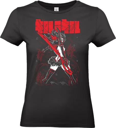 Ryuko Matoi - Kill la Kill - Kawaii, Anime, Manga, Tokyo, Angry, Japanese Art, Aesthetic, Manga Style, Zylixzen, Aggressive, Gamer, Otaku, Gift, Cool - Standard T-Shirt (Women)