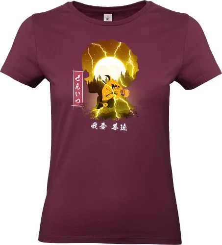 Sleeping Evil - Slayer, the infinity castle, anime and manga, anime characters, demon, inosuke, japan, japanese, kimetsu no yaiba, manga, nezuko, slayer, tanjiro, tanjiro kamado, tanjirou, zenitsu - Standard T-Shirt (Women)