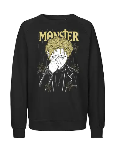 Johan Liebert - Monster - Kawaii, Anime, Manga, Tokyo, Angry, Japanese Art, Aesthetic, Manga Style, Zylixzen, Aggressive, Gamer, Otaku, Gift, Cool - Fairtrade Sweatshirt
