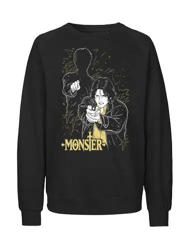 Kenzo Tenma - Monster - Kawaii, Anime, Manga, Tokyo, Angry, Japanese Art, Aesthetic, Manga Style, Zylixzen, Aggressive, Gamer, Otaku, Gift, Cool - Fairtrade Sweatshirt