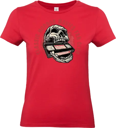 Horror Movies Fan - Horror, skeletons, retro, classic, vintage, videos, movies, horror movies - Standard T-Shirt (Women)