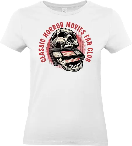 Horror Movies Fan - Horror, skeletons, retro, classic, vintage, videos, movies, horror movies - Standard T-Shirt (Women)