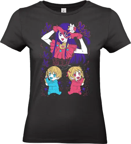 Ai Hoshino - Oshi No Ko - Kawaii, Anime, Manga, Tokyo, Angry, Japanese Art, Aesthetic, Manga Style, Zylixzen, Aggressive, Gamer, Otaku, Gift, Cool - Standard T-Shirt (Women)