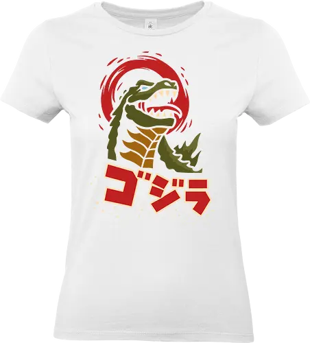 Kaiju King - Kaiju, Kaiju, kaiju, monster, Japanese movie, classic movie, fan art, t-shirt design, art print, pop culture, geek art, Japan, retro, monster movie, King of the Monsters - Standard T-Shirt (Women)