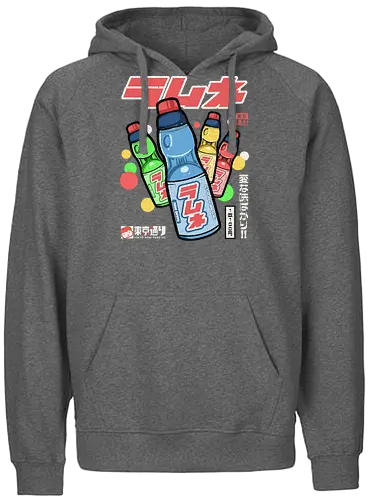 Ramune - japan, japanese, ramune, drinks, retro, vintage, showa, colors, soda - Fairtrade Hoodie