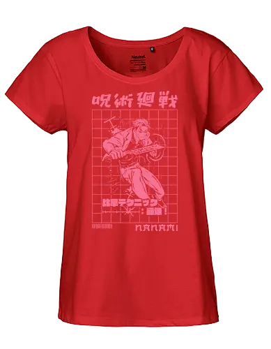 Nanami Kento - anime, Jujutsu, manga, japan, hero, yuji, megumi, sukuna, nobara, gojo, satoru, japanese, jujutsu, kaisen, gojo satoru, nanami - Fairtrade Girl Shirt