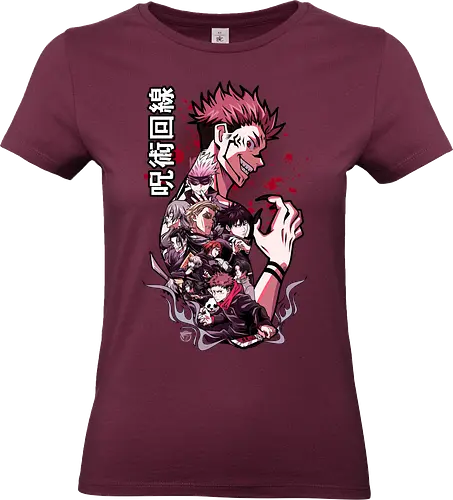 JJK - anime, Jujutsu, manga, japan, hero, yuji, megumi, sukuna, nobara, gojo, satoru, japanese, jujutsu, kaisen, gojo satoru, nanami - Standard T-Shirt (Women)