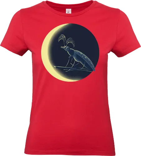 Howling Beetle - Käfer, Beetle, Mond, Crescent, Moon, Howling, den Mond anheulen, mystery, natur, Moonlight, geheimnisvoll - Standard T-Shirt (Women)