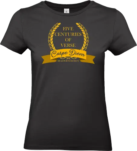 Five Centuries Of Verse Movie Art - cinema, movie art, poetry, poet, literature, vintage, parody, mashup, funny quote, funny slogan, geek, nerd, vintage art, humor, joke, sarcasm, nostalgia, meme, retro, lol - Standard T-Shirt (Women)