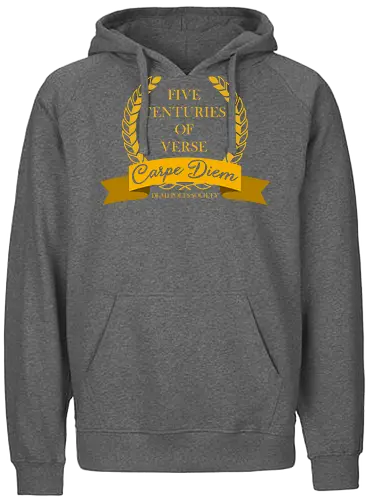 Five Centuries Of Verse Movie Art - cinema, movie art, poetry, poet, literature, vintage, parody, mashup, funny quote, funny slogan, geek, nerd, vintage art, humor, joke, sarcasm, nostalgia, meme, retro, lol - Fairtrade Hoodie