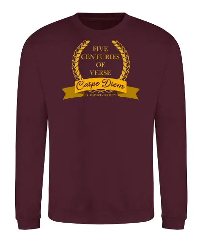 Five Centuries Of Verse Movie Art - cinema, movie art, poetry, poet, literature, vintage, parody, mashup, funny quote, funny slogan, geek, nerd, vintage art, humor, joke, sarcasm, nostalgia, meme, retro, lol - Sweatshirt