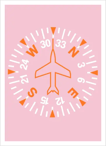 Heading Indicator Aeronautical Art Nº2