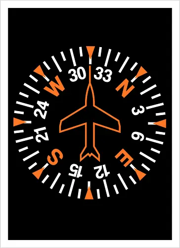 Heading Indicator Aeronautical Art Nº2