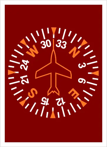 Heading Indicator Aeronautical Art Nº2