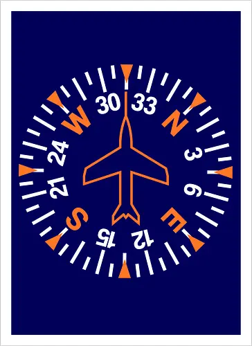 Heading Indicator Aeronautical Art Nº2