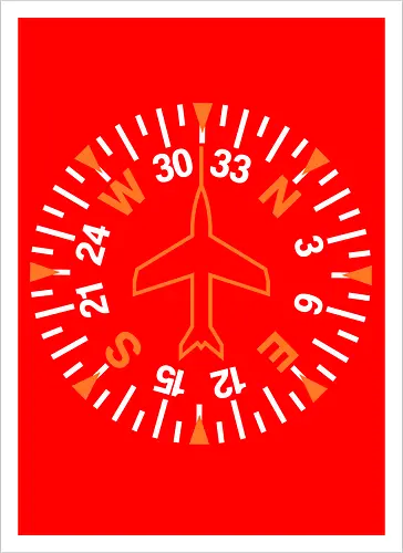 Heading Indicator Aeronautical Art Nº2