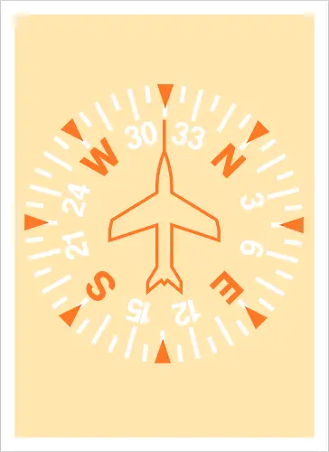 Heading Indicator Aeronautical Art Nº2
