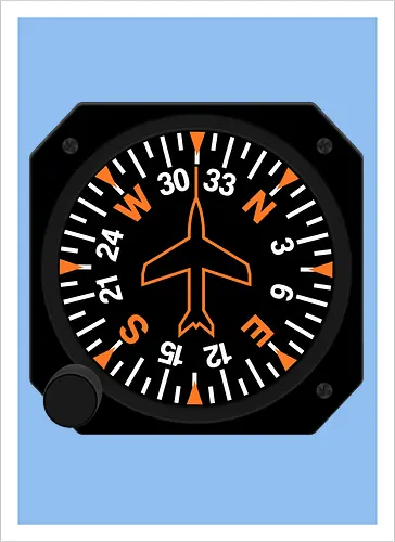 Heading Indicator Aeronautical Art