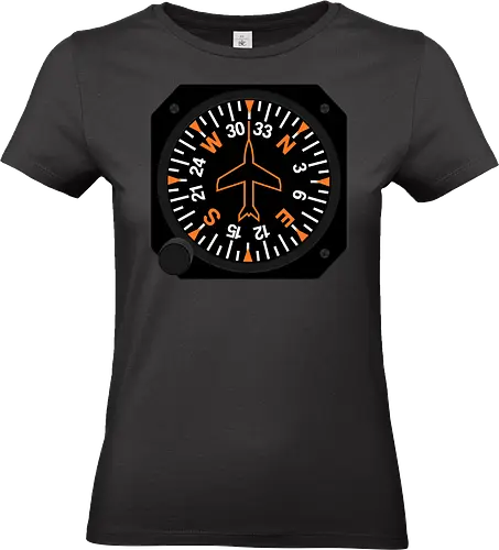Heading Indicator Aeronautical Art - pop culture, nerd, humor, parody, funnytee, joke, geek, funny slogan, funny quote, aeronaut, airplane, aviator, pilot, aviation, aeronautical - Standard T-Shirt (Women)