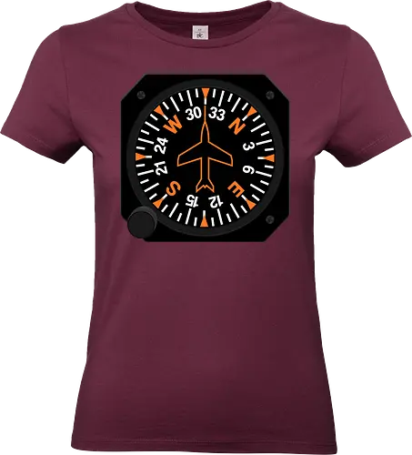 Heading Indicator Aeronautical Art - pop culture, nerd, humor, parody, funnytee, joke, geek, funny slogan, funny quote, aeronaut, airplane, aviator, pilot, aviation, aeronautical - Standard T-Shirt (Women)