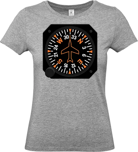 Heading Indicator Aeronautical Art - pop culture, nerd, humor, parody, funnytee, joke, geek, funny slogan, funny quote, aeronaut, airplane, aviator, pilot, aviation, aeronautical - Standard T-Shirt (Women)