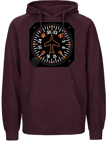Heading Indicator Aeronautical Art - pop culture, nerd, humor, parody, funnytee, joke, geek, funny slogan, funny quote, aeronaut, airplane, aviator, pilot, aviation, aeronautical - Fairtrade Hoodie