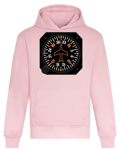 Heading Indicator Aeronautical Art - pop culture, nerd, humor, parody, funnytee, joke, geek, funny slogan, funny quote, aeronaut, airplane, aviator, pilot, aviation, aeronautical - Heavyweight Hoodie