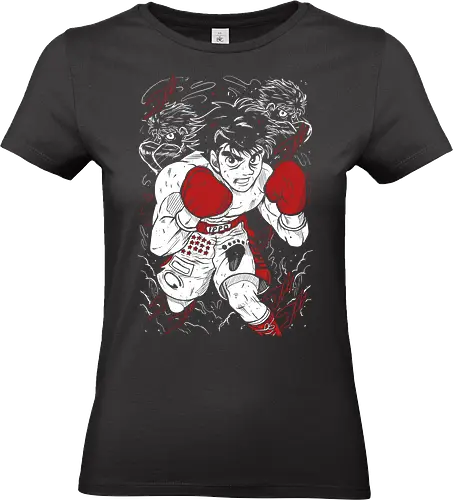 Ippo Makunouchi - Hajime no Ippo  - Kawaii, Anime, Manga, Tokyo, Angry, Japanese Art, Aesthetic, Manga Style, Zylixzen, Aggressive, Gamer, Otaku, Gift, Cool, Boxing, Sport - Standard T-Shirt (Women)