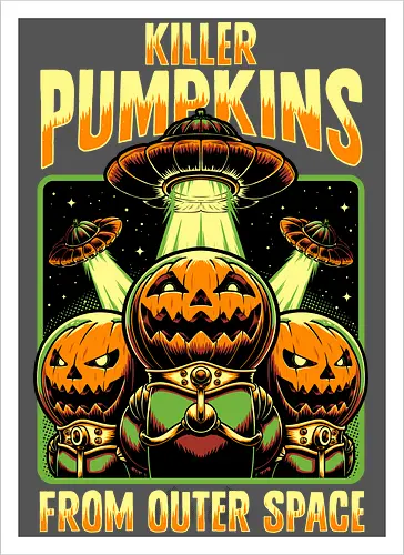 Halloween Pumpkin Space Movie