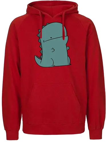 Jericho Five - Thumbs Up Dino - youtube, youtuber, merchandise, rainbow, siege, jericho, five - Fairtrade Hoodie