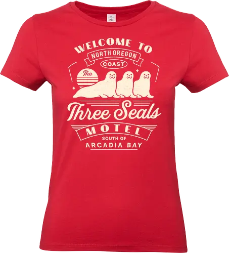 Three Seals Motel Emblem - Strange Life, butterfly, before the storm, Chloe, Max, rachel amber, arcadia bay, video game, gaming, gamer, rocky mountain record traders, the black lantern, true colors, alex chen, haven springs, double exposure, three seals motel - Standard T-Shirt (Women)
