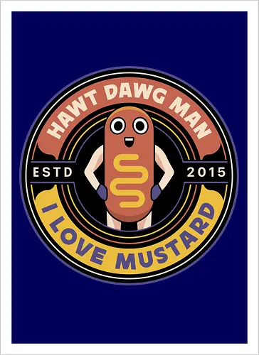 Hawt Dawg Man Emblem