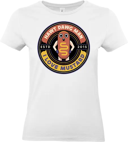 Hawt Dawg Man Emblem - Strange Life, butterfly, before the storm, Chloe, Max, rachel amber, arcadia bay, video game, gaming, gamer, rocky mountain record traders, the black lantern, true colors, alex chen, haven springs, double exposure, hawt dawg man - Standard T-Shirt (Women)
