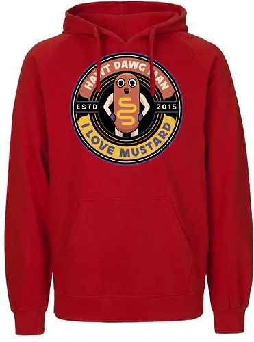 Hawt Dawg Man Emblem - Strange Life, butterfly, before the storm, Chloe, Max, rachel amber, arcadia bay, video game, gaming, gamer, rocky mountain record traders, the black lantern, true colors, alex chen, haven springs, double exposure, hawt dawg man - Fairtrade Hoodie