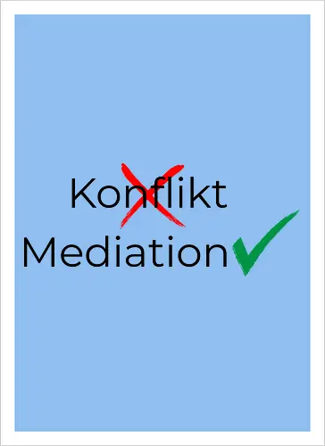Konflikt nein Mediation ja