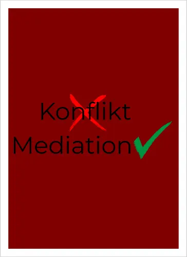 Konflikt nein Mediation ja