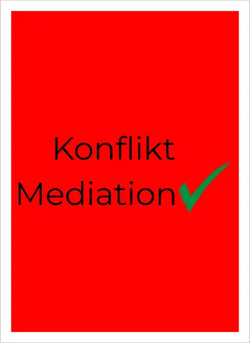 Konflikt nein Mediation ja