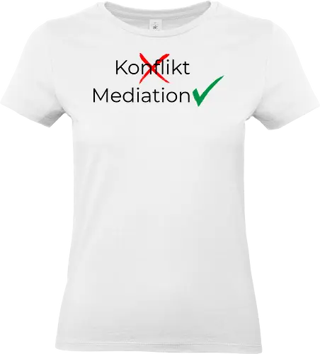 Konflikt nein Mediation ja - Standard T-Shirt (Women)