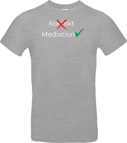 Konflikt nein Mediation ja Weiß