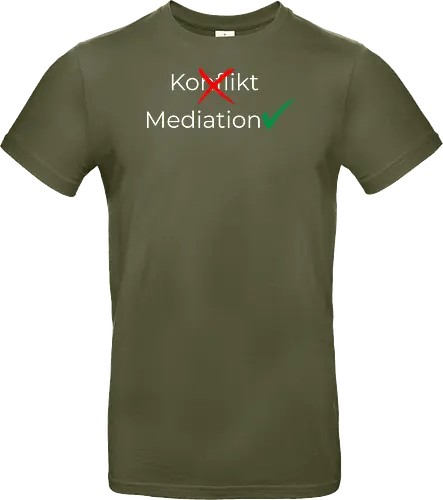 Konflikt nein Mediation ja Weiß
