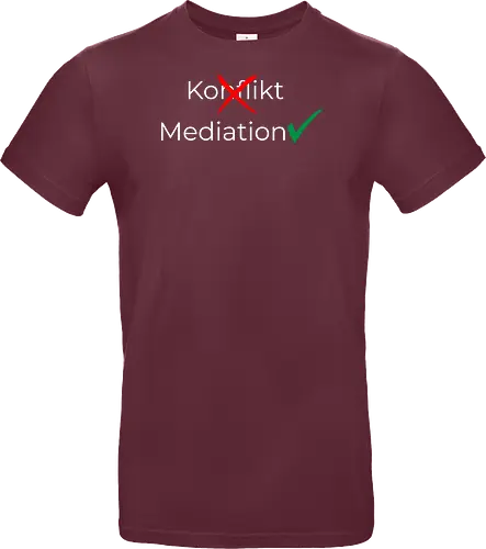 Konflikt nein Mediation ja Weiß