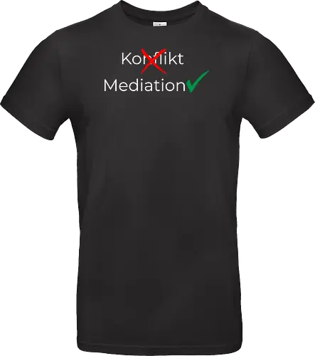 Konflikt nein Mediation ja Weiß