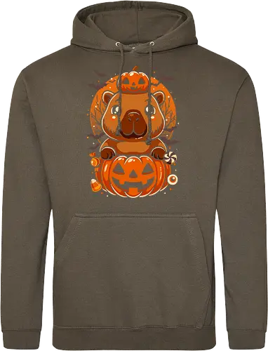 Cute Capybara Pumpkin